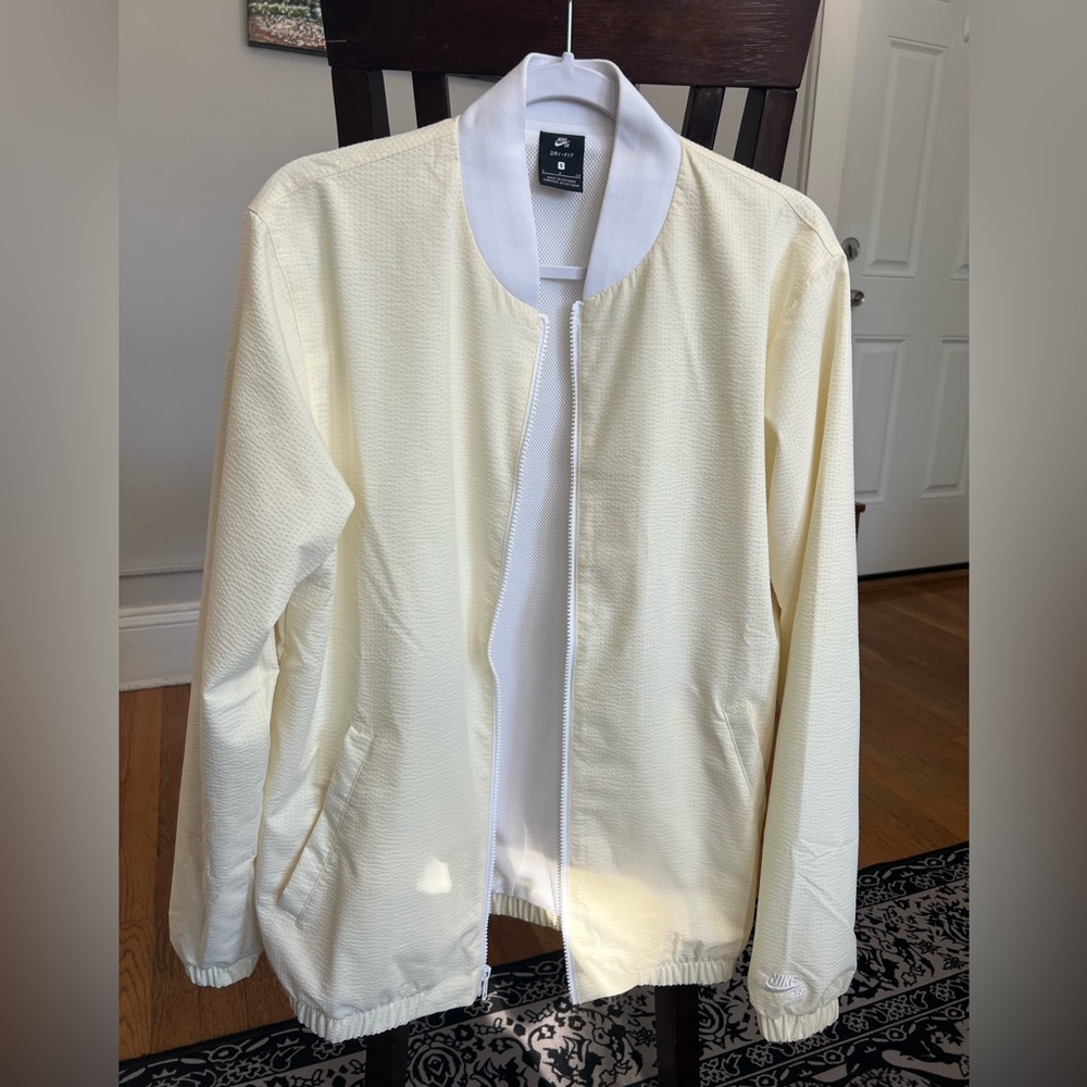 Nike SB cream windbreaker